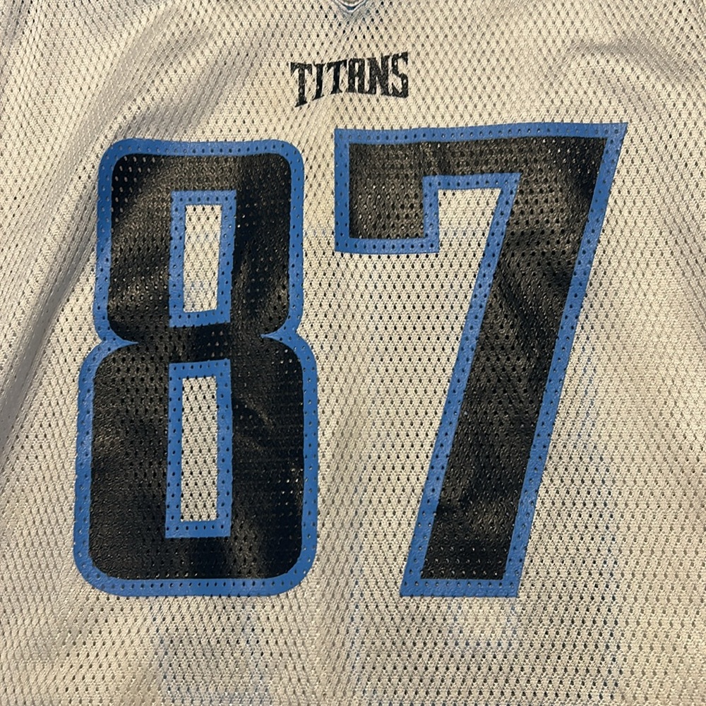 Tennessee Titans Calico #87 youth jersey size large 14-16 - Picture 4 of 8